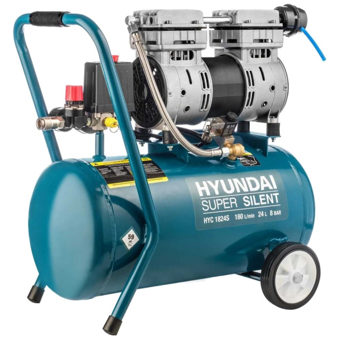 Безмасляний повітряний компресор Hyundai HYC 1824S