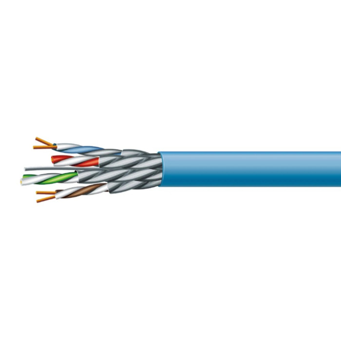 Кабель кручена пара ЗЗКМ ЗЗКМ Cat. 6 A U/FTP LSZH 4х2х23 AWG (к) бухта 500м.