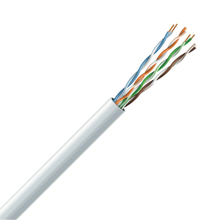 мідь внутрішній ЗЗКМ ЗЗКМ Кабель Cat. 5e U/UTP 4х2х24 AWG, бухта 305м.(7091001)