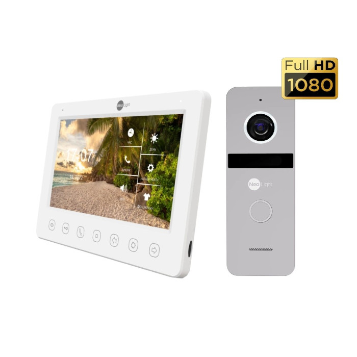 Комплект відеодомофона Neolight Neolight KAPPA HD KIT Silver
