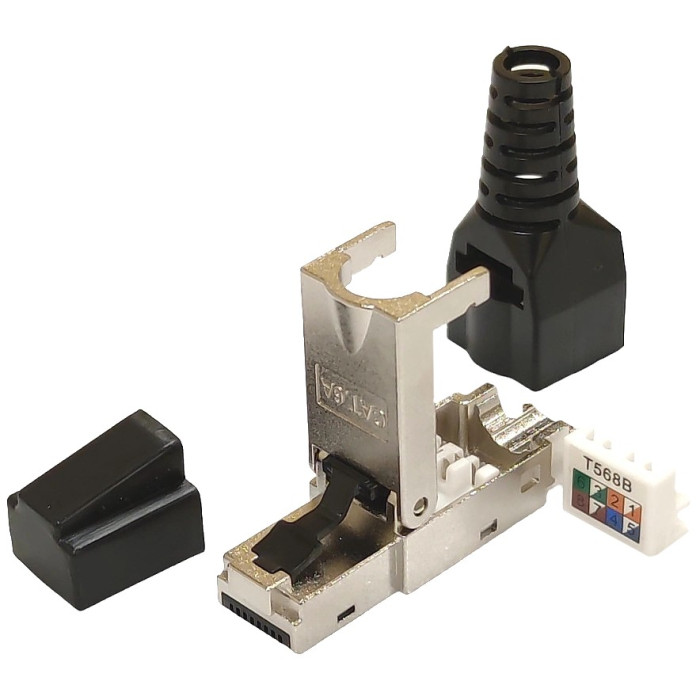 Конектор екранований безінструментальний RJ45 STP кат. 6A