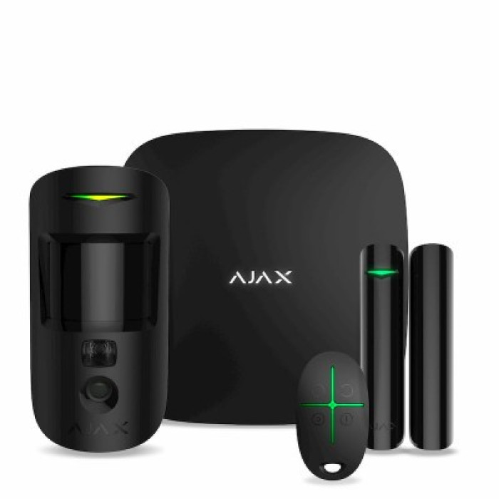 Комплект бездротової сигналізації Ajax Ajax HubKit 2 black EU