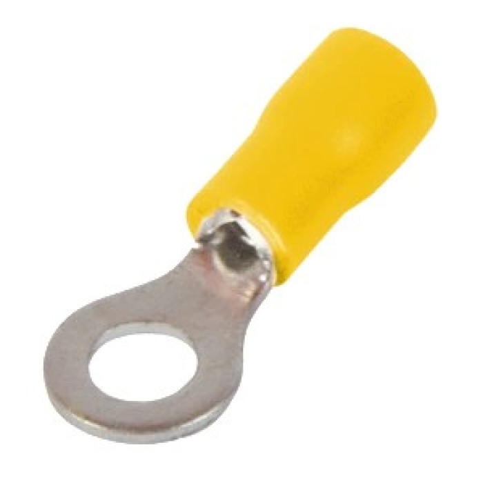 Ізольований накінечник вилковий 4-6 кв.мм, жовтий Enext e.terminal.stand.RV5.5.6 4-6.yellow
