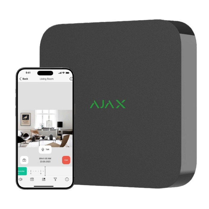 Відеореєстратор Ajax NVR (16ch) (8EU) black
