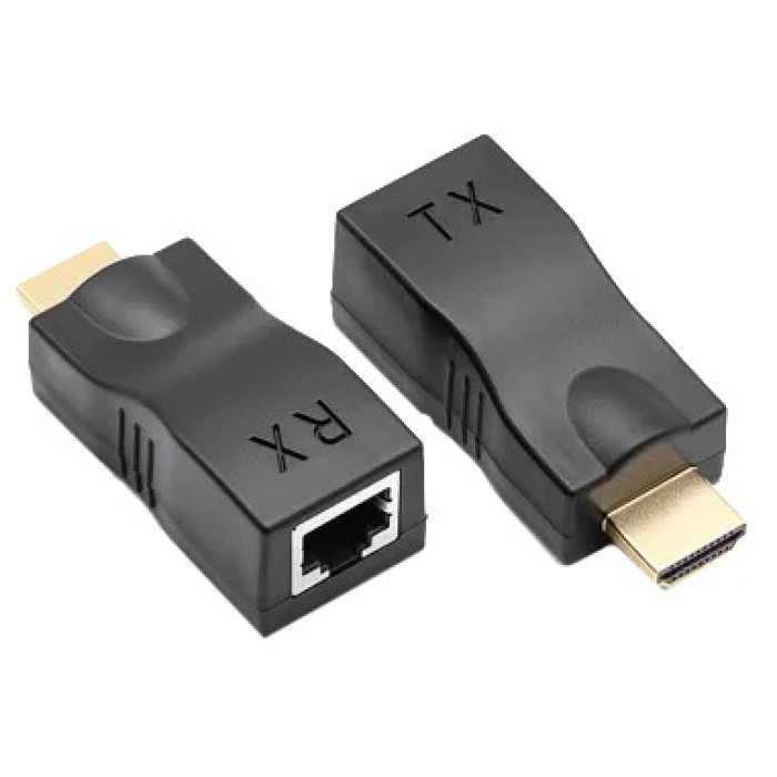 Пасивний подовжувач HDMI сигналу по UTP кабелю Voltronic 30 м 720P-cat5e, 1080P-cat6e