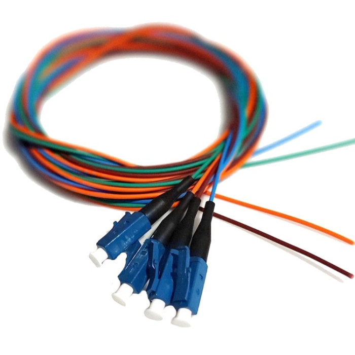 Набір кольорових пігтейлів LC/UPC 1.5 м SM (Bl,Or,Gn,Br)