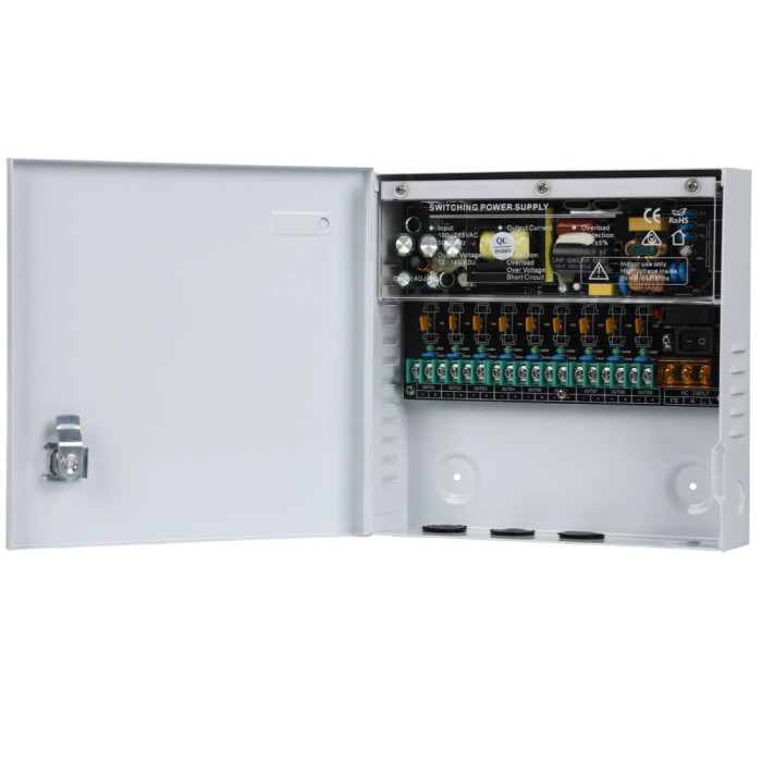 Блок живлення VIA Energy PS-1210/9CH(M) 12V/10A 9 каналів