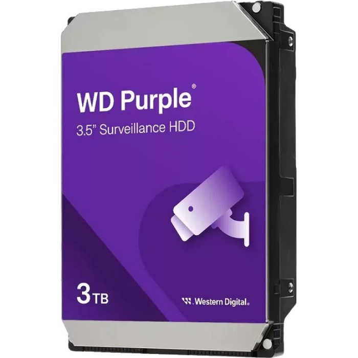 Жорсткий диск Western Digital Purple Surveillance 3TB 5400rpm 128MB (WD34PURZ)