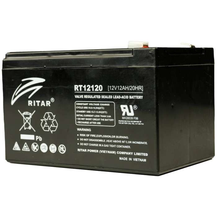 Акумуляторна батарея Ritar RT12120