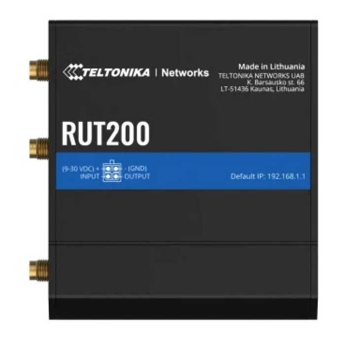 Промисловий стільниковий маршрутизатор Teltonika RUT200 з 4G LTE, Wi-Fi