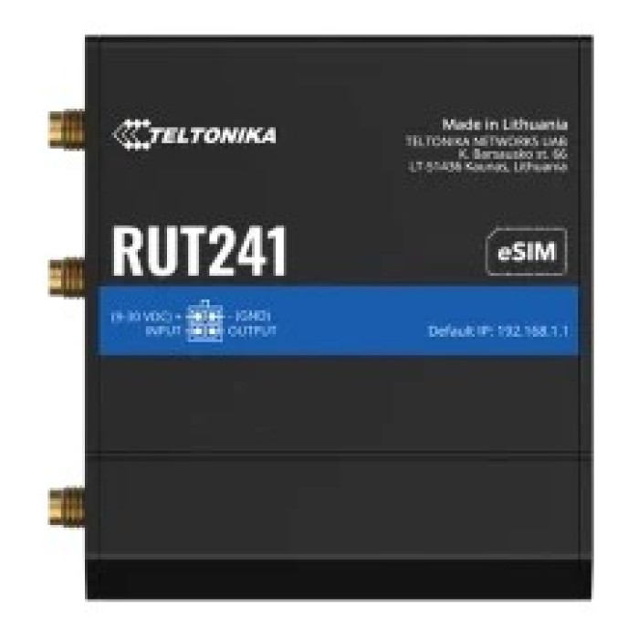 Промисловий стільниковий маршрутизатор Teltonika RUT241 з 4G LTE, Wi-Fi