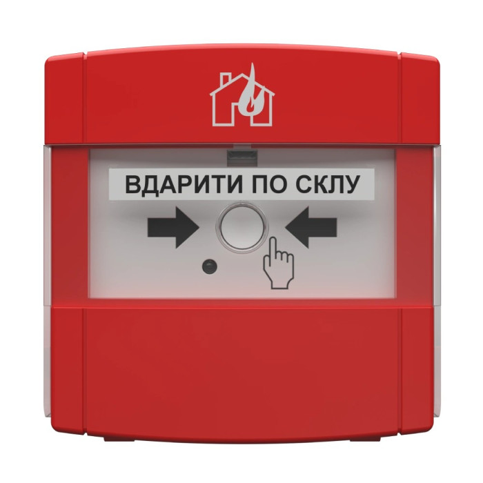 адресний ручний пожежний сповіщувач Тірас Tiras DETECTO MNL100