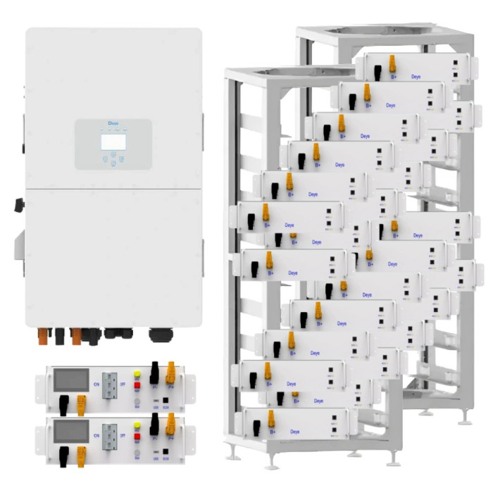 Система безперебійного живлення трифазна Deye SUN-50K-SG01HP3-EU-BM4 50кВт 120кВт•год