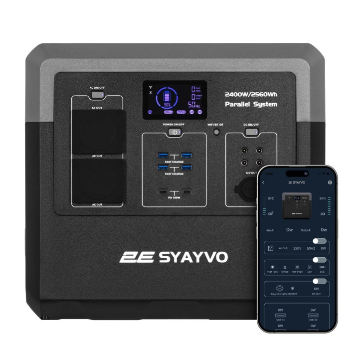 Портативне джерело живлення 2E 2Е Syayvo 2400Вт