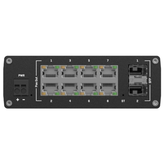 Комутатор 8 портів керований Teltonika TSW202 PoE+
