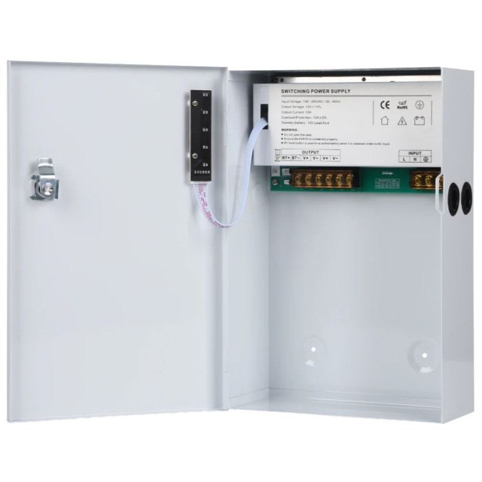 Джерело безперебійного живлення VIA Energy PSU-1210-L(M) 12V/10A під акб GEL/AGM 18Ah