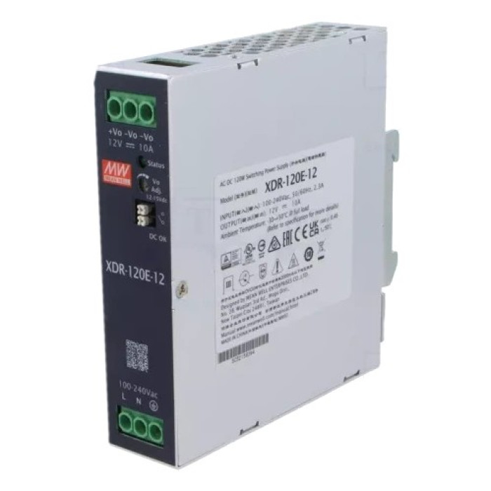 Блок живлення на Din-рейку Mean Well XDR-120E-12