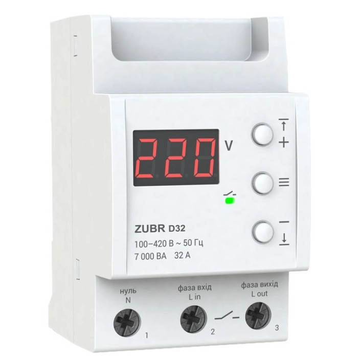 Реле напруги ZUBR D32